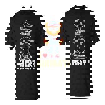 I-Kiribati Flag Teddy Bear I Love Kiribati T-Shirt | Mazezy