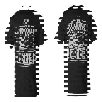 Ice Fishing Tee For Men Women Snow Holes Fishermen T-Shirt | Mazezy