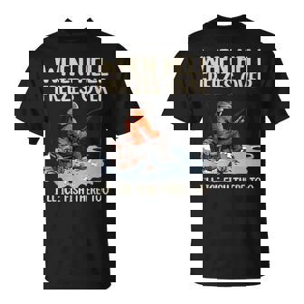 Ice Fishing When Hell Freezes Over I'll Fish There Too T-Shirt - Monsterry