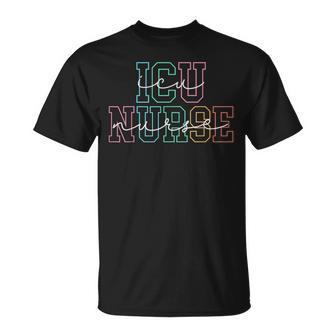 Icu Nurse Icu Nursing Icu Critical Care Icu Nurse T-Shirt - Thegiftio UK