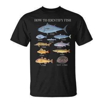 How To Identify Fish Graphic Fishing T-Shirt - Thegiftio UK