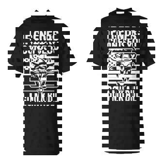 If Genders Confuse You Go Milk A Bull Usa 国旗 アメリカ 長袖tシャツ Tシャツ - Kawaiitshirt