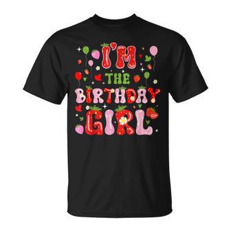 I'm The Birthday Girl Matching Sweet Strawberry B-Day Party T-Shirt - Thegiftio UK