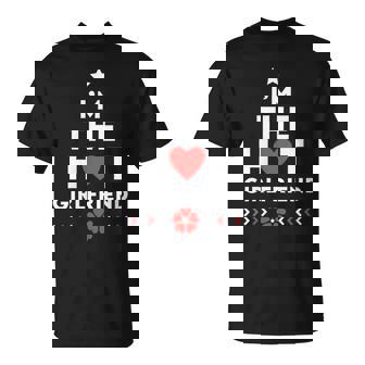 I'm The Hot Girlfriend Christmas Couple Matching T-Shirt | Mazezy