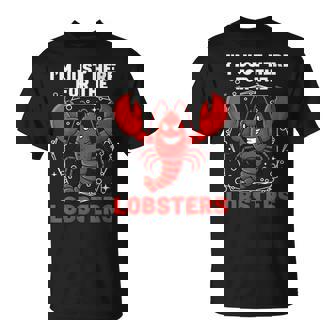 I'm Just Here For The Lobster Kids Seafood Lobster Lover T-Shirt | Mazezy