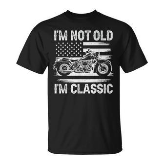 I'm Not Old I'm Classic Motorcycle Dad Father's Day Biker T-Shirt - Thegiftio UK