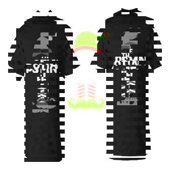 I'm The Postman Elf Christmas Xmas Postal Worker T-Shirt | Mazezy