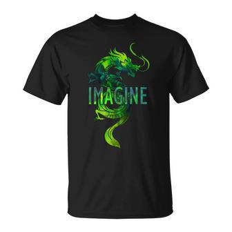 Imagine Fantasy Dragon Tatouage Manche Longue T-Shirt - Cadeauxyz