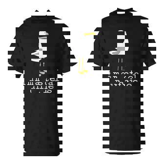 Imma Steal Ur Fries Cute Seagull Bird Animal Lovers T-Shirt | Seseable UK