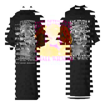 Inappropriate Easily Distracted By Small Dachshund T-Shirt | Seseable FR