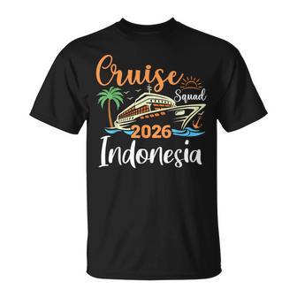 Indonesia Cruise Squad 2026 Family Holiday Matching T-Shirt | Mazezy