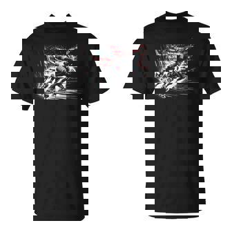 Inline Speed Skating American Flag Roller Blading Tank Top T-Shirt | Mazezy