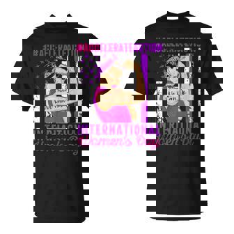 International Women's Day 2025 Accelerate Action 8 March T-Shirt - Monsterry