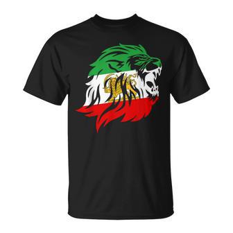 Iran Lion Sun FlagIranPersianShir O Khorshid T-Shirt - Thegiftio UK