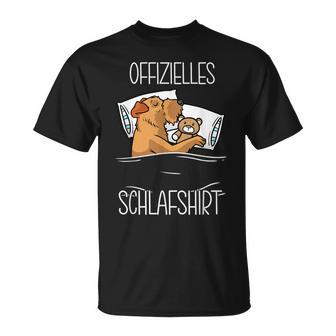 Irish Terrier Kuscheltier Offizielleschlaf Hund T-Shirt - Geschenkecke
