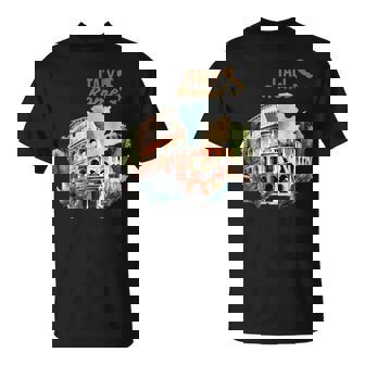 Italia Coliseo Roma I Love Italy Lover Camiseta unisex - Regaloses