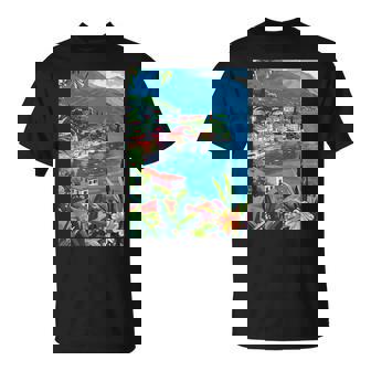 Italia Lago Como Ilustración Camiseta unisex - Regaloses