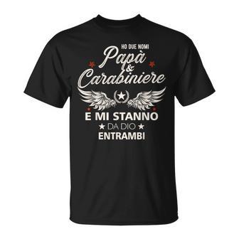 Italiano Papa Carabiniere Festa Del Papà Regalo Italiano Maglietta - Novitaregali