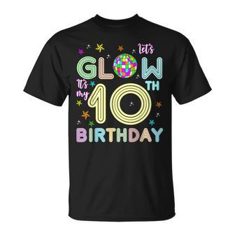It's My 10Th Birthday Glowing 80S 10 Year Old T-Shirt - Thegiftio UK