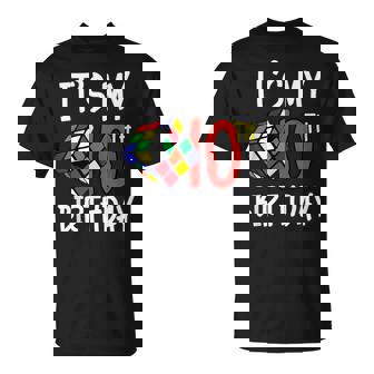 It's My 10th Birthday Years Old Rubixk Cube Speed Cubing Kid T-Shirt | Mazezy