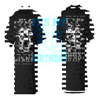 It's My 10Th Soccer Birthday Party 10Th Birthday Boy Soccer T-Shirt | Seseable FR