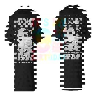 It's My 9Th Birthday Bubble Boba Tea Party 9 Year Old Girl T-Shirt | Seseable FR