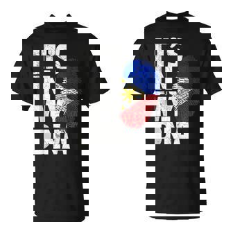 It's In My DNA Philippines Flag Men Women Tank Top T-Shirt | Mazezy