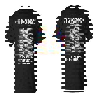 It's Not Hoarding If It's Books Dragon Reading Book T-Shirt | Mazezy