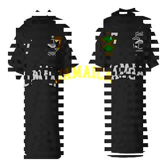 Jamaica チームサッカー ジャマイカ Number 7Occer Tシャツ - Kawaiitshirt
