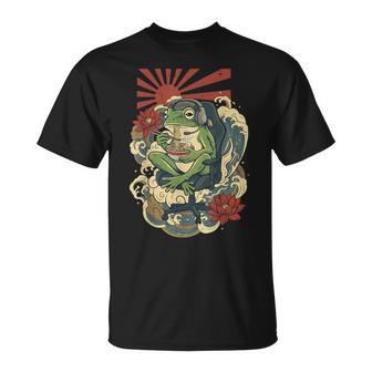Japanese Gamer Frog Japan Anime Gaming T-Shirt - Thegiftio