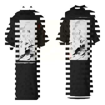 Japanese Kitsune Fox And Moon Vintage Zen Spiritual T-Shirt | Seseable CA