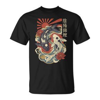 Japanese Koi Yin Yang Japan T-Shirt - Thegiftio