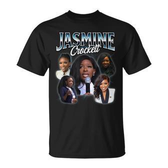 Jasmine Crockett Bootleg-Style Rap T-Shirt - Thegiftio UK