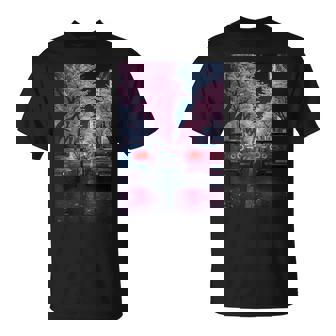 JDM Race Drift Cars Tokyo Street Racing Sakura Blossom Scene T-Shirt | Mazezy