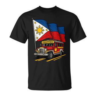 Jeepney フィリピン国旗 誇り高きフィリピンのお土産 Tシャツ - Kawaiitshirt