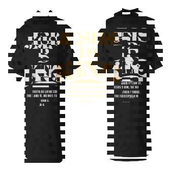 Jesus Is King Bibleerse John 14 Tシャツ - Kawaiitshirt