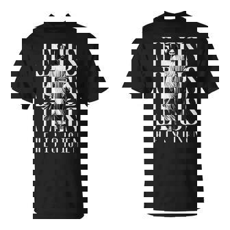 Jesus He Is Risen クリスチャン 復活 救世主 信仰 イースター Tシャツ - Kawaiitshirt