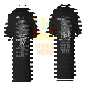 Jesus Is My Superhero For Christians Vintage T-Shirt - Thegiftio