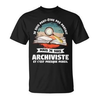Jeuis Peut-Être Pas Parfait Mais Jeuis Archiviste T-Shirt - Cadeauxyz