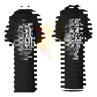 Jewish Yahweh Hail The Lion Of Judah Let The Lion Roar T-Shirt | Mazezy