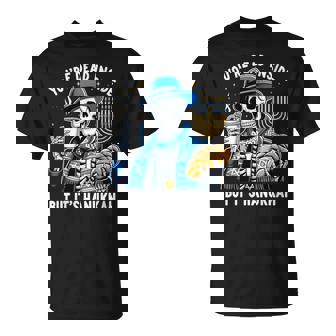 Jewish You'Re Dead Inside But It's Hanukkah Menorah Chanukah T-Shirt | Mazezy