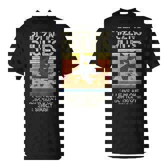 Jigsaw Puzzle Cat Puzzler Puzzle Lover T-Shirt | Mazezy