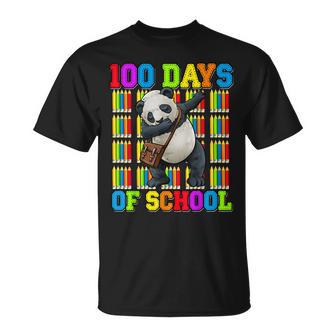 Joyeux 100 Jours D'école 100 Jours Plus Intelligent Dabbing Panda T-Shirt - Cadeauxyz