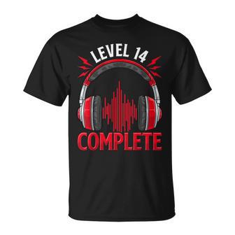 Juego De Auriculares De Nivel 14 Completo I 14 Cumpleaños Camiseta unisex - Regaloses