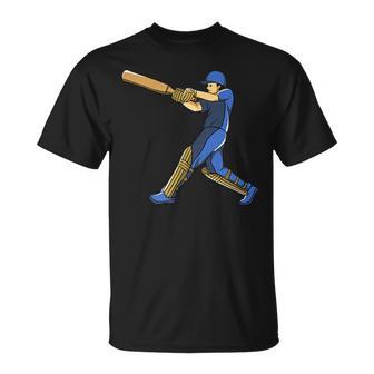 Jugador De Cricket Amante Del Cricket Camiseta unisex - Regaloses