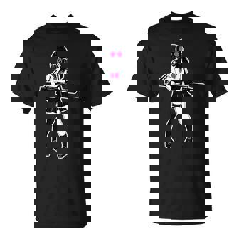 Jun-T-0003-ガスマスクガール Tシャツ - Kawaiitshirt