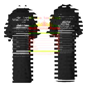 Juneteenth Nutritional Facts Men Women Girls Boys Love T-Shirt | Mazezy