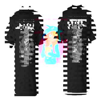 Just A Girl Loves アニメ ラーメン スケッチ オタク少女アニメ 長袖tシャツ Tシャツ - Kawaiitshirt