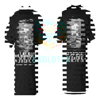 Just A Boy Who Loves Axolotls Lovers Axolotl T-Shirt - Thegiftio