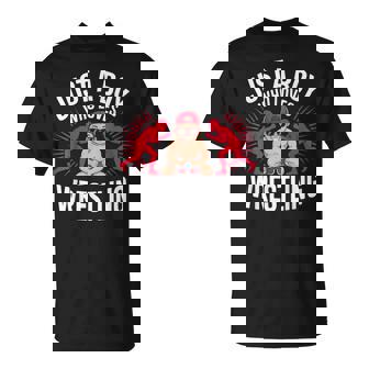 Just A Boy Who Loves Wrestling Young Wrestlers T-Shirt | Mazezy